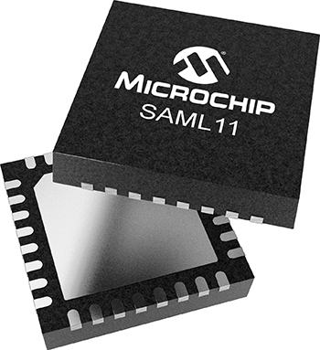 Figure 3. An example of a SAML11 MCU from Microchip
