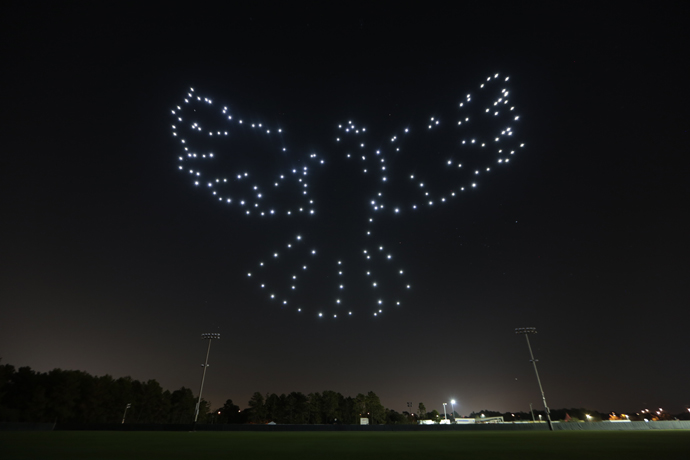 Eagle Disney drone display