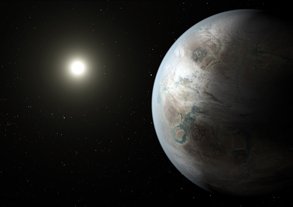 Artist's concept of Kepler 452b