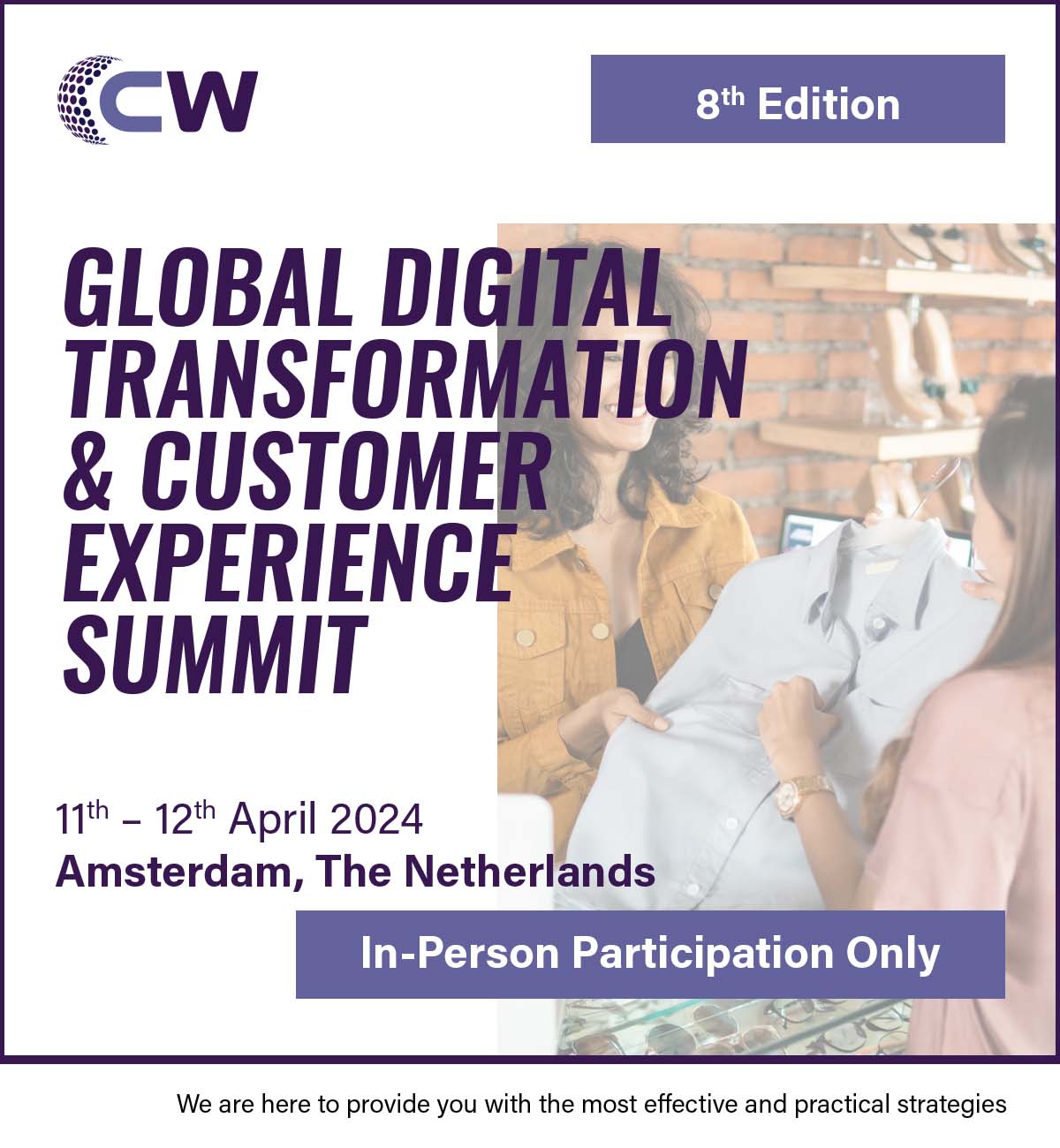 GLOBAL DIGITAL TRANSFORMATION AND CUSTOMER EXPERIENCE SUMMIT