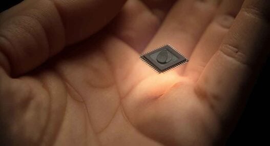 Tiny ARM-powered microcontroller chip