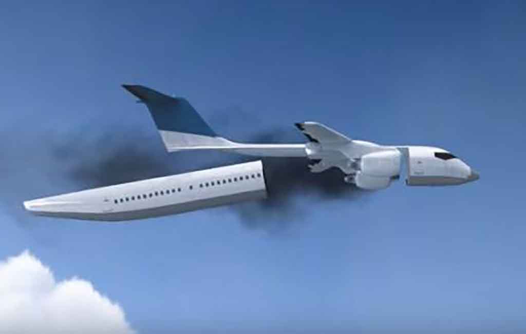 Detachable cabin can save lives during plane crashes