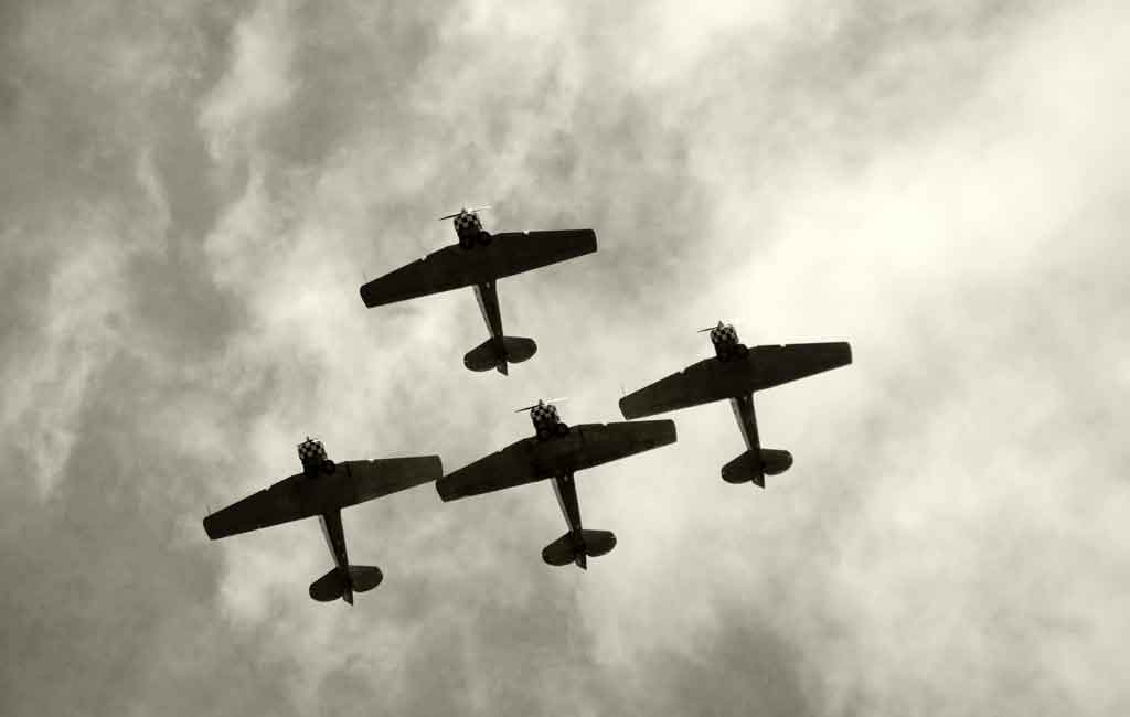 Historic WWII aircraft awaiting restoration