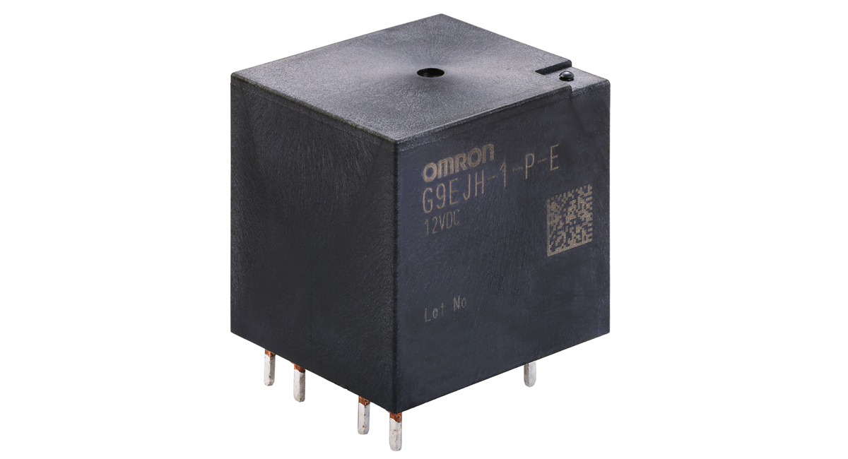New in Rutronik’s portfolio is the G9JH-1-E DC relay from Omron, currently the smallest relay in the industry, weighing only 36g