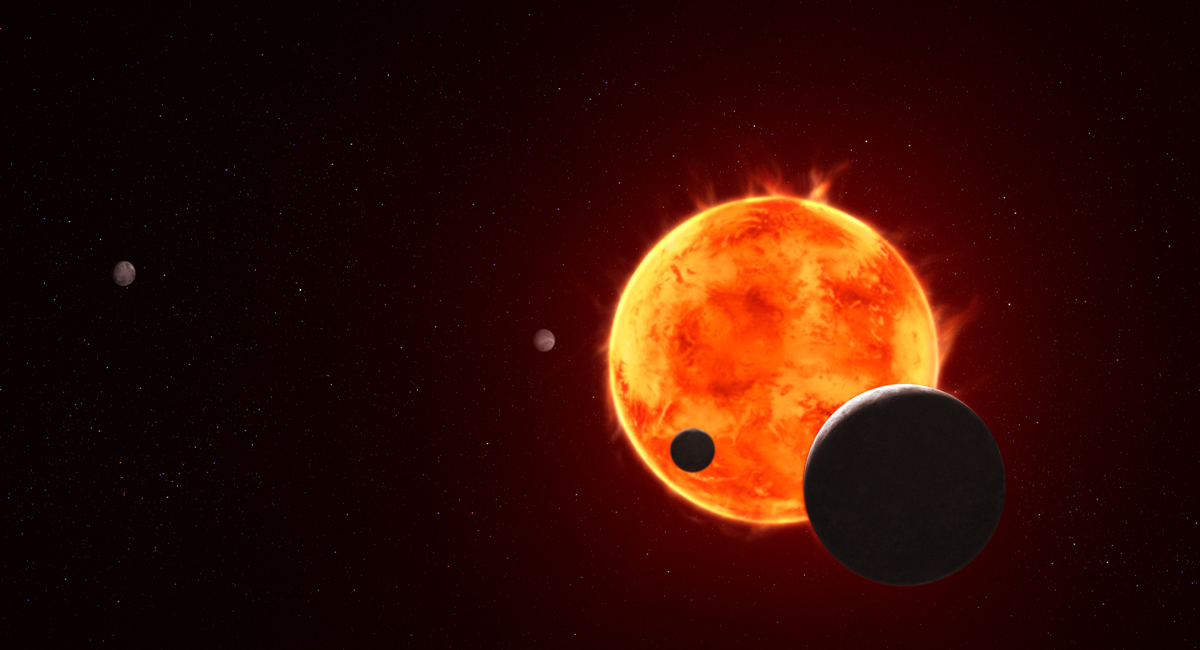 New research from the University St Andrews has identified signs of a potential atmosphere surrounding an Earth-sized exoplanet