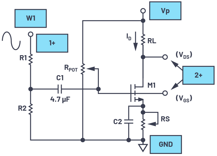 Figure 7. C2 added to increase ac gain