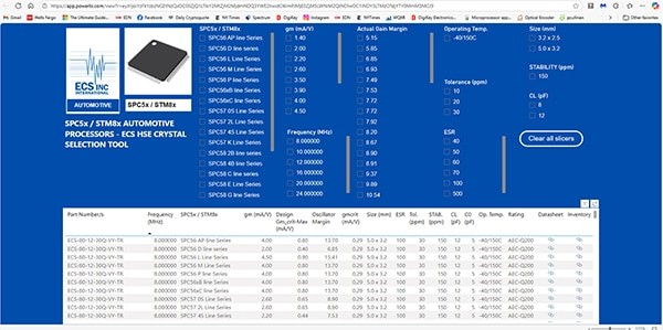 Crystal Selection Tool