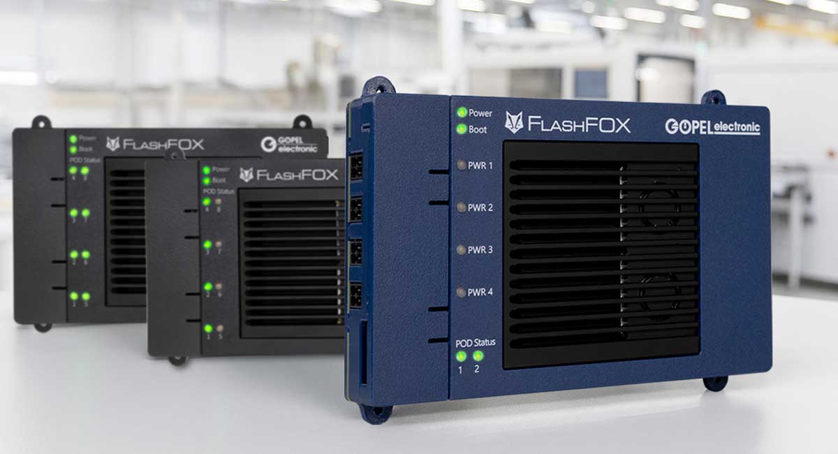 Embedded in-system programming on two channels simultaneously
