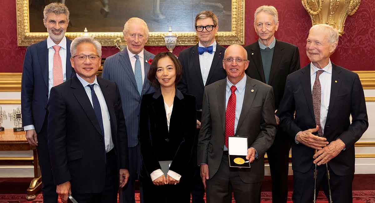 NVIDIA’s Jensen Huang and Bill Dally receive Queen Elizabeth Prize for Engineering