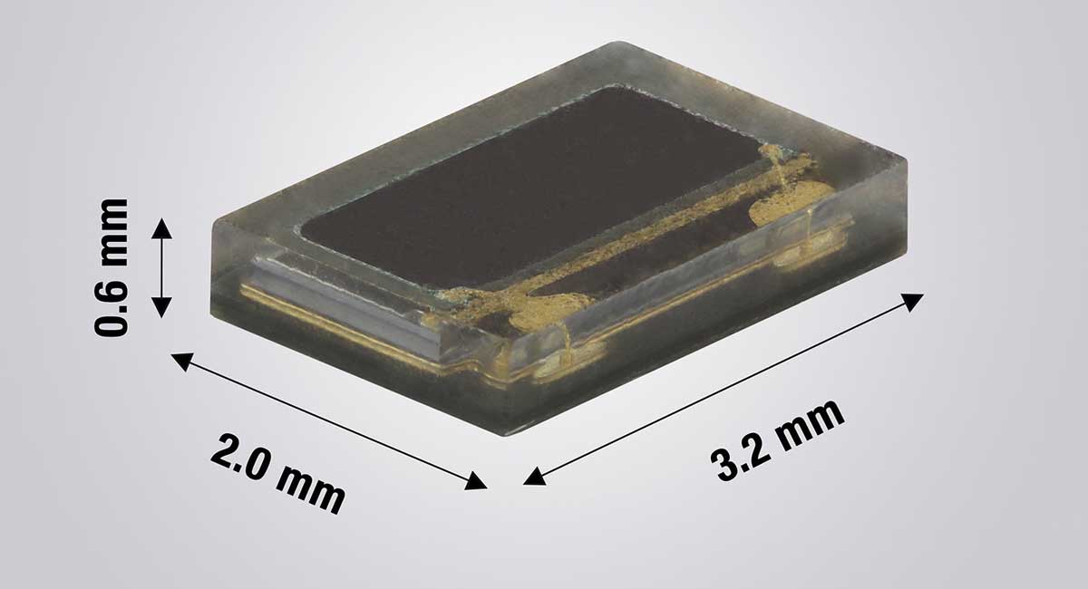 New Vishay Intertechnology silicon PIN photodiode