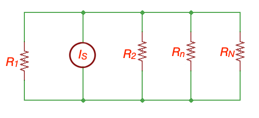Resistors in parallel and current divider