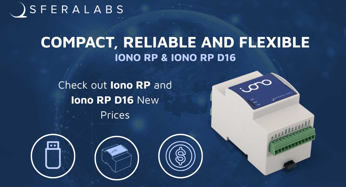 Sfera Labs announces lower prices for Iono RP and Iono RP D16