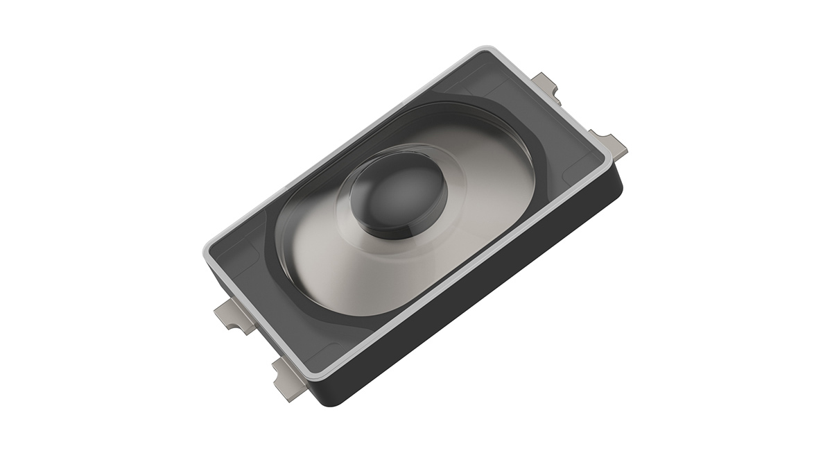 Tiny tactile switch with an operation force of 3N from Panasonic