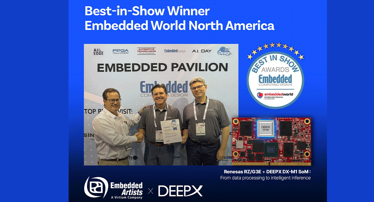 DX-M1-based module wins ‘Best-in-Show’ Award