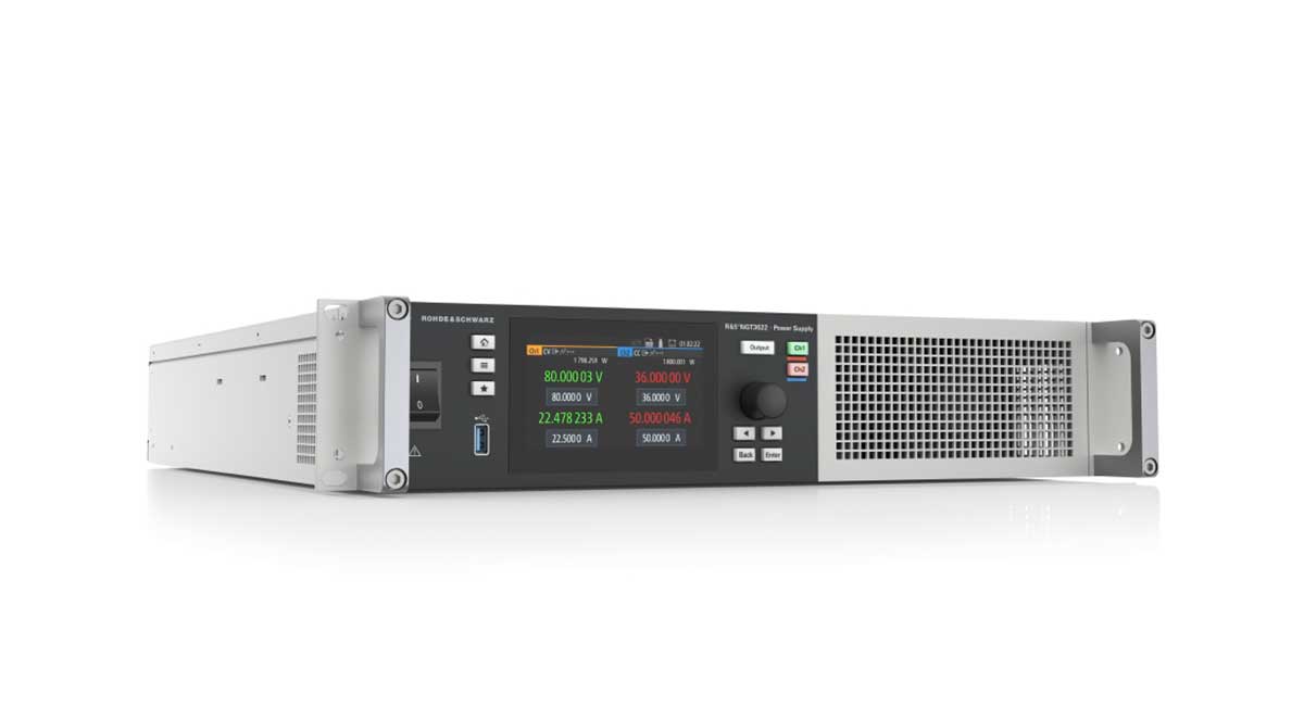 Rohde & Schwarz presents multi-purpose R&S NGT3600 high-precision dual-channel power supply