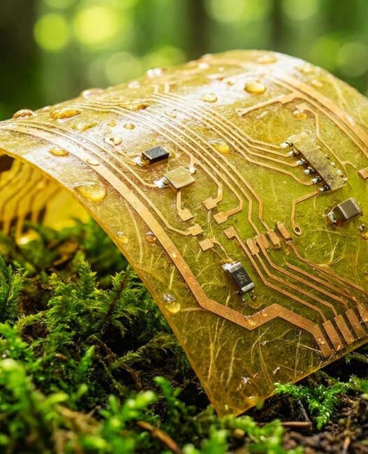 Biodegradable, zinc-based circuit boards reduce e-waste