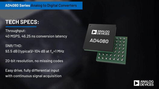 SAR converters feature Easy Drive differential inputs