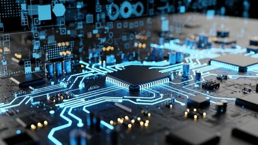 How do the components of an electronic circuit work in harmony?