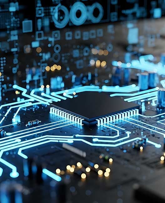 How do the components of an electronic circuit work in harmony?