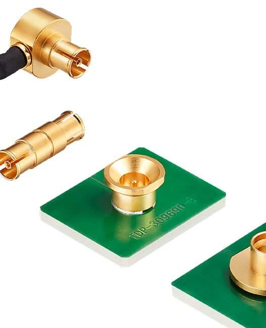 Compact 6ghz coaxial connector from Hirose designed for multi-board application