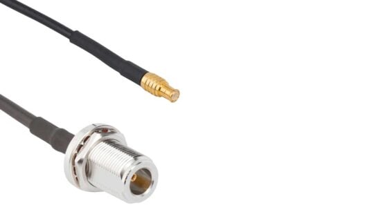 MMCX cable assemblies for demanding wireless environments
