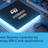 STMicroelectronics’ hybrid controller simplifies full-feature implementation of USB-C sink premium applications