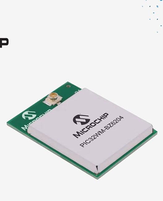 Microchip Technology's PIC32WM-BZ6 multiprotocol module at Mouser