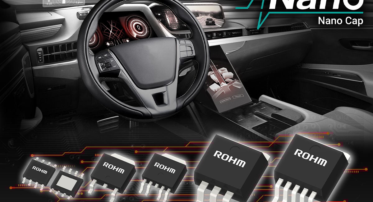 ROHM’s new LDO regulators with 500mA output current