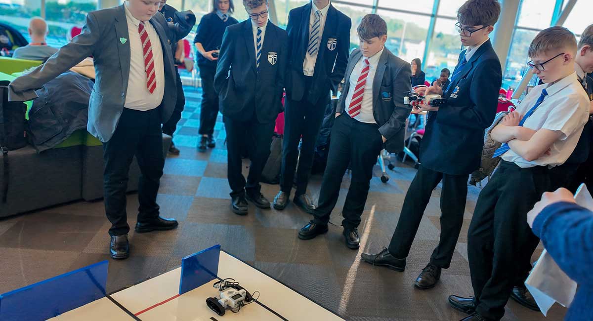 Students triumph at robotics challenge final 