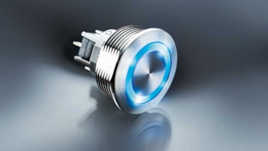 MSM II switch with common anode control of the RGB LED