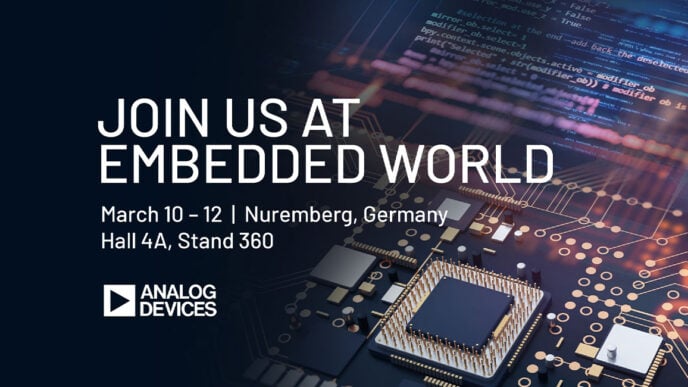 Analog Devices at embedded world 2026: Unlocking physical intelligence