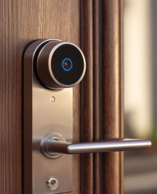 Smart locks with smarter camera for biometric authentication