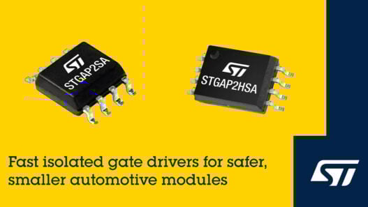 STMicroelectronics’ fast-acting isolated gate drivers for smaller, safer automotive modules