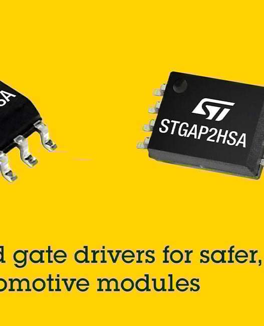 STMicroelectronics’ fast-acting isolated gate drivers for smaller, safer automotive modules