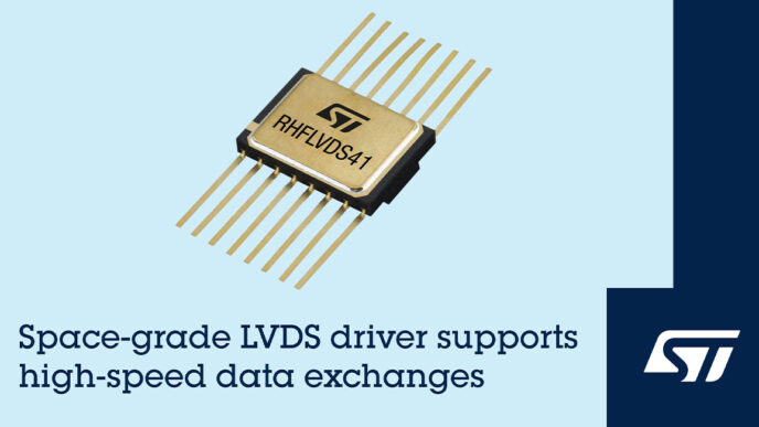 STMicroelectronics’ space-grade driver supports data and low-voltage logic