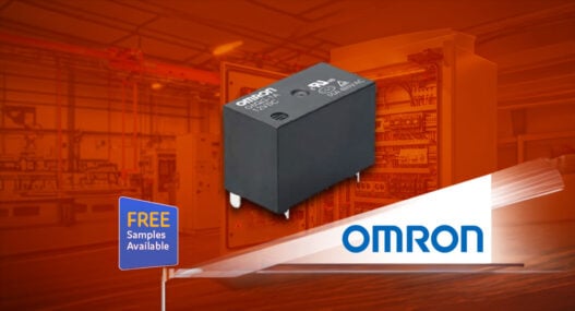 Compact power relay handles AC loads to 480V and 55A