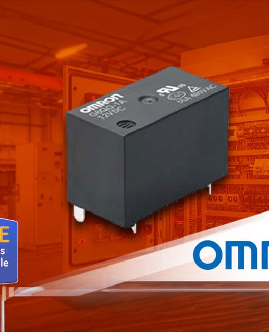 Compact power relay handles AC loads to 480V and 55A