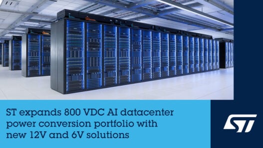 STMicroelectronics expands 800VDC AI datacentre