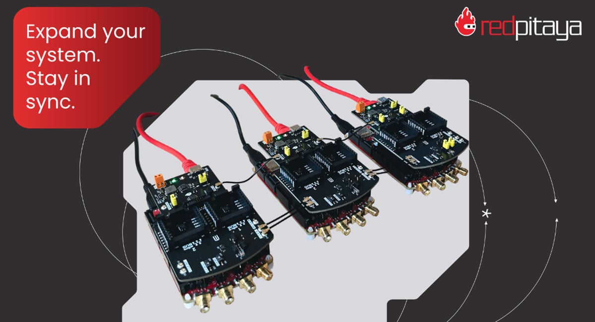 Red Pitaya expands multichannel synchronisation capabilities