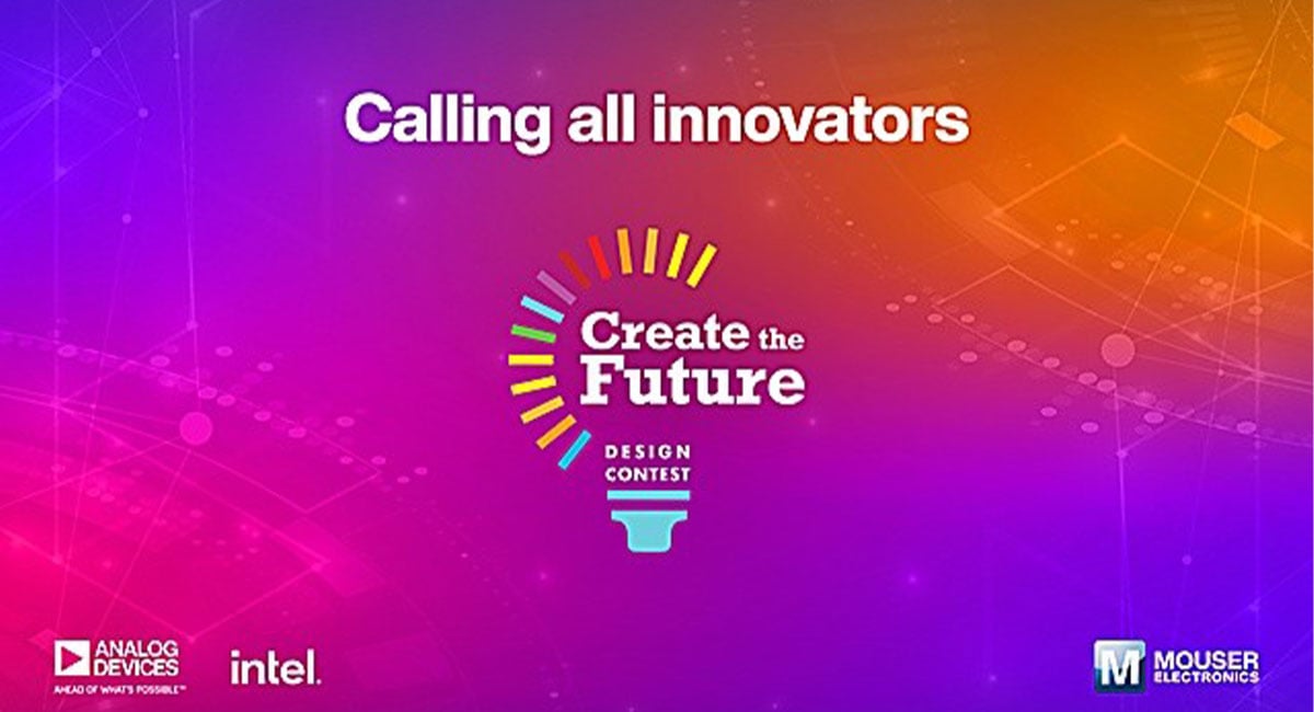 Mouser Electronics sponsors Create the Future Design Contest