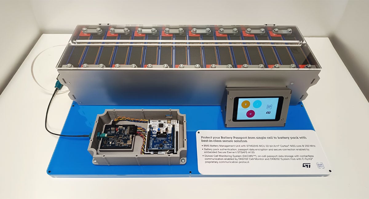 Dukosi demonstrates turnkey Battery Passport at Embedded World