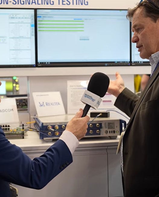 Electronic Specifier at embedded world 2026 with Rohde & Schwarz