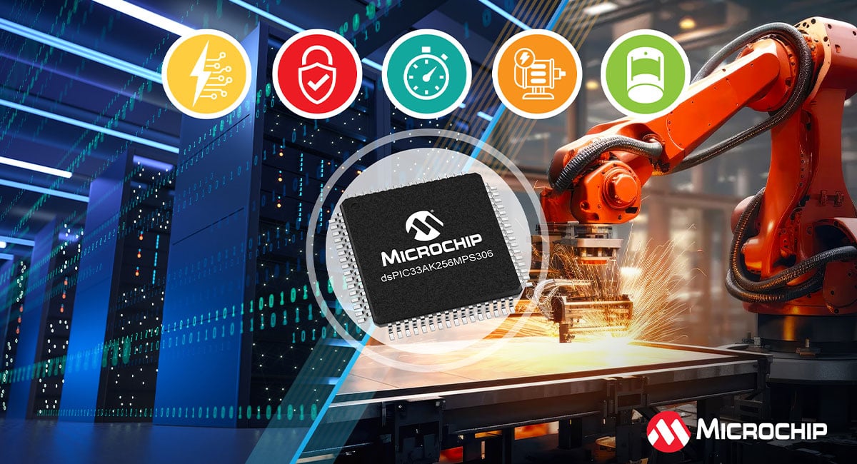 Microchip expands dsPIC33A DSC family for AI data centre power