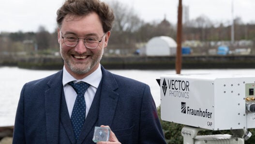 Vector Photonics’ CEO, Dr Richard Taylor at CS International