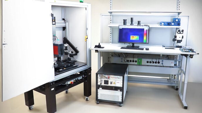 Precision fault localisation in electronic devices via E-LIT technology