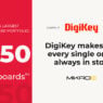 MIKROE’s entire portfolio of Click boards now in stock at DigiKey