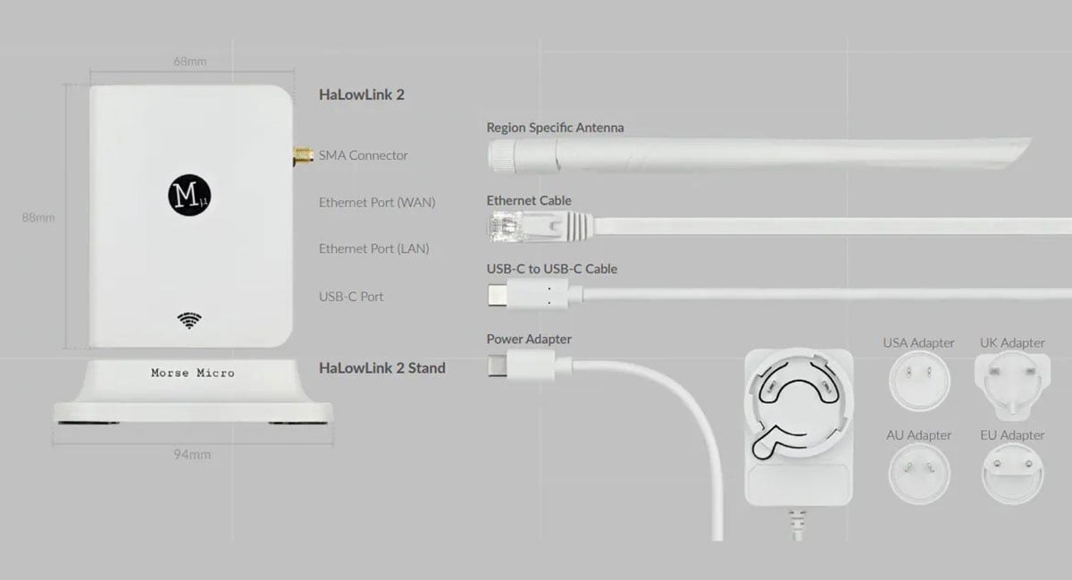 Wi-Fi gateway can connect up to 1000 IoT end devices
