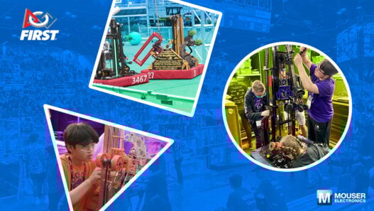 Mouser is the registration sponsor of FIRST Robotics Championship