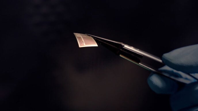 A hair-thin silicon chip changing brain-computer interface design