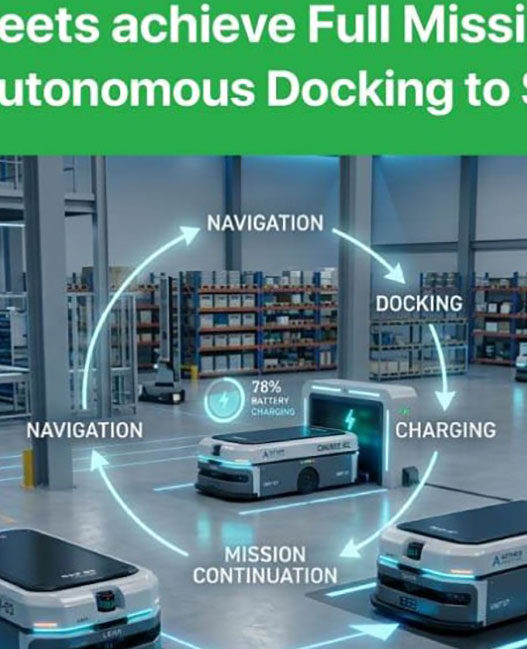 How Robot Fleets achieve Full Mission Autonomy – From ROS 2 Autonomous Docking to Self-Charging (Part 1)